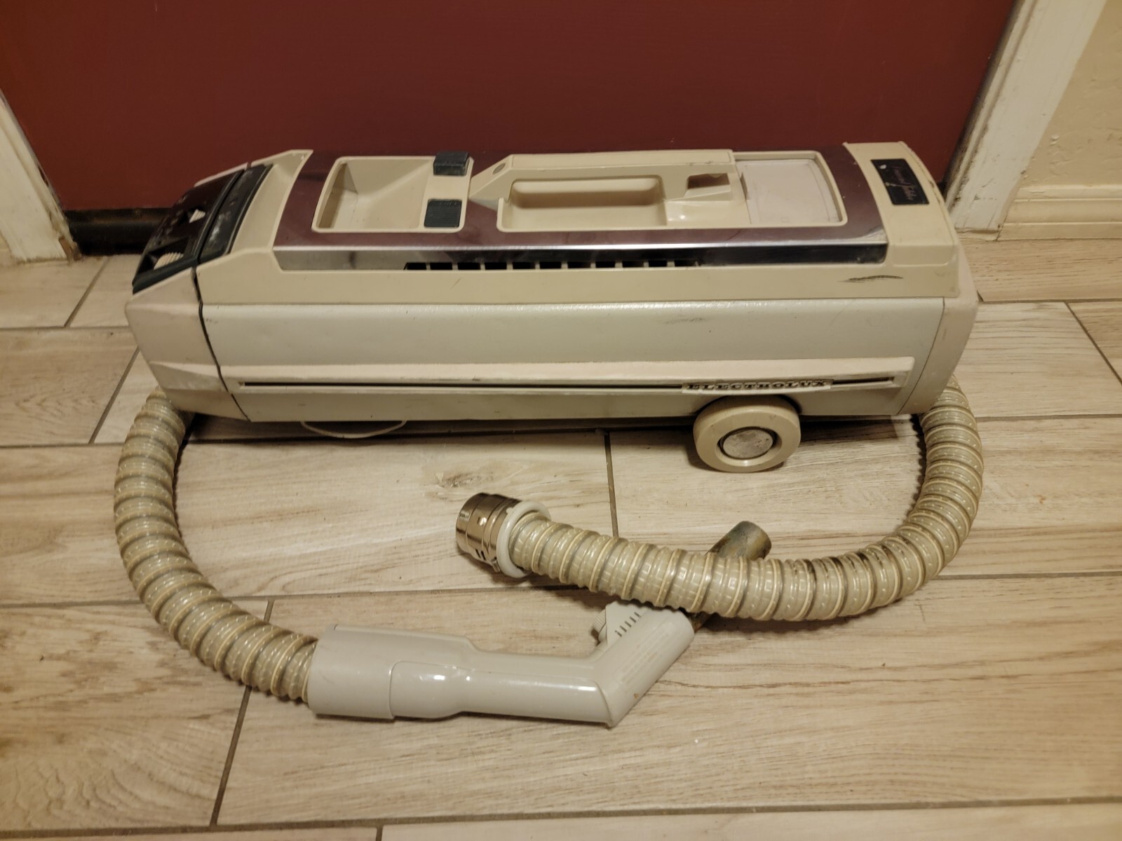 Electrolux Diamond Jubilee Canister Vacuum Cleaner & Hose, Tested and