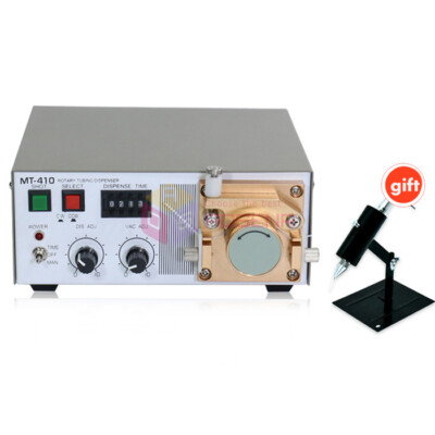 MT-410 Peristaltic Glue Dispenser Glue Liquid Dispensing Machine W/Suction 110V
