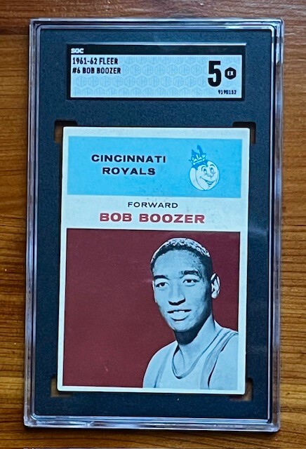 BOB BOOZER RC 1961 FLEER #6 SGC 5