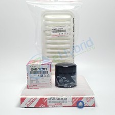 Genuine Toyota YarisVerso Service Filters 1.3L 2000 TO 2005 All filters &Washer