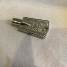 Vintage National Cabinet Freezer Lock Metal Key