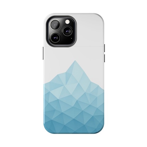 Geometric Iceberg Tough Phone Case, Abstract Glacier Hiking Design, Protective - 第 51/81 張圖片