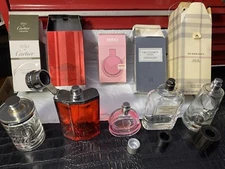 COLLECTION 5 EMPTY BOTTLES With Boxes Different Brands.. See The Pictures(EMPTY)