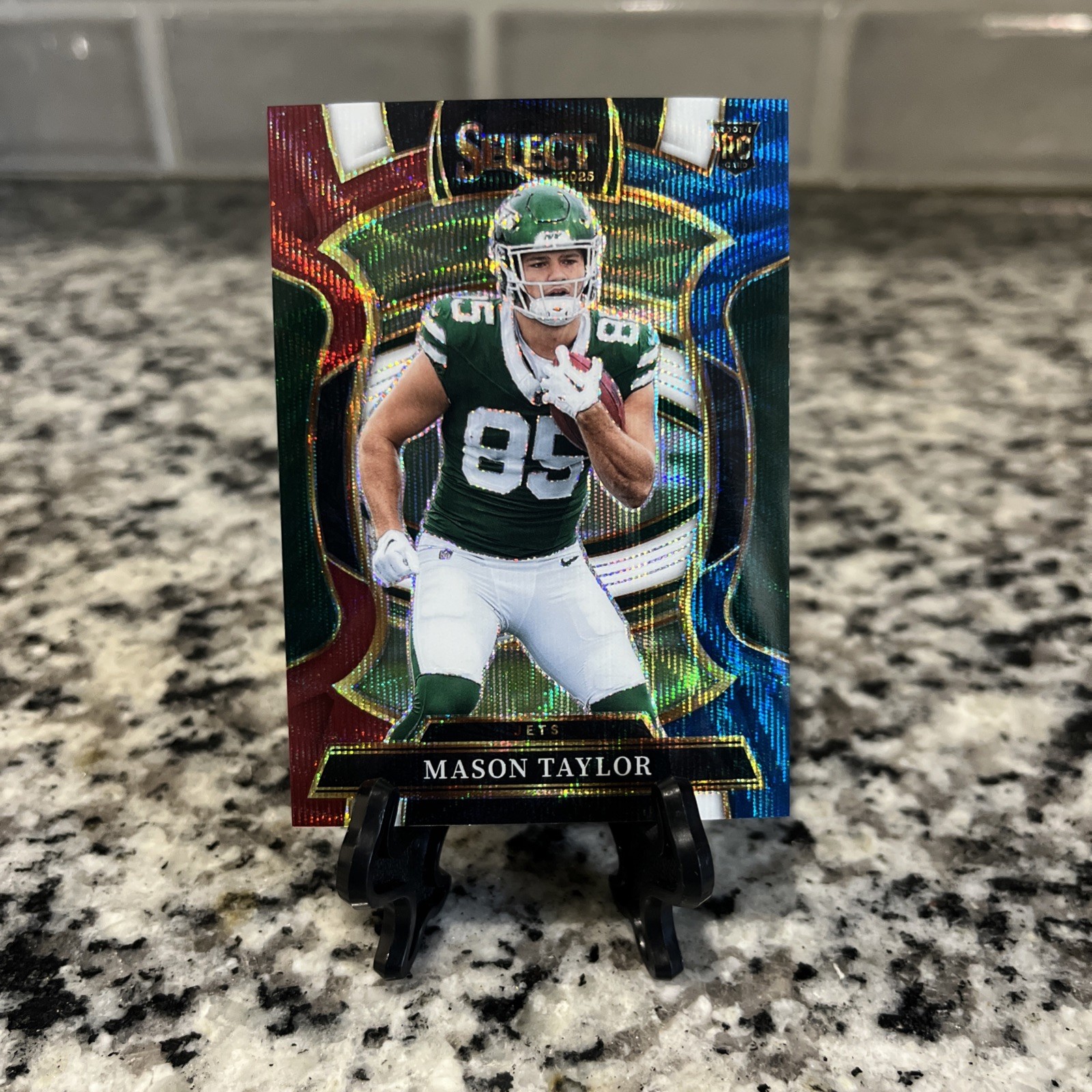 2025 Panini Select MASON TAYLOR Rookie Tri-Color Prizm #76 RC Jets /399