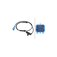 Hella Sensor, Raddrehzahl 6PU 012 806-071 FüR CitroËN Peugeot, Vorderachse