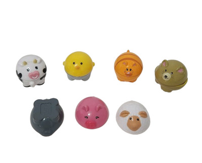 Little Tikes 3D Farm Memory Match Up Egg Carton Playtime Critters Figure Loose