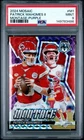 2024 Panini Mosaic Montage Patrick Mahomes II Purple Mosaic Prizm /49 PSA 9