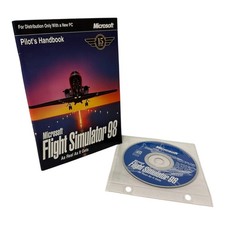 Microsoft Flight Simulator 98 PC Game Windows NT Or 95 Plus Pilot Handbook