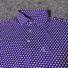 Rhoback Men  s Performance Polo Collegiate Kansas State University Wildcats