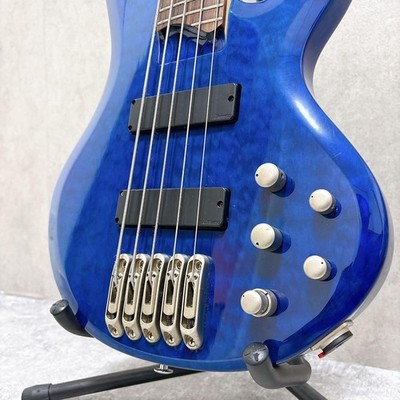 Ibanez BTB405QM 5 String Bass Blue Quilted Maple Top Active | eBay