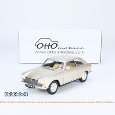 OttO 1:18 Peugeot 204 Coupe Beige 1965 OT1024 Diecast Model In Stock