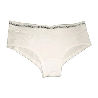 Slip Panty Gr. 152/164 Calvin Klein weiß m. schwarzen Schriftzug (1)