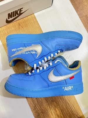 Nike Air Force 1 Low Off-White/Mca University Blue, Size 10