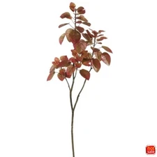 Artificial Cotinus Coggygria Branch (4ft) Red - Vickerman