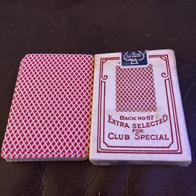 Bee No. 92 Club Special Playing Cards Back No. 67 NY Consol. Card Co.