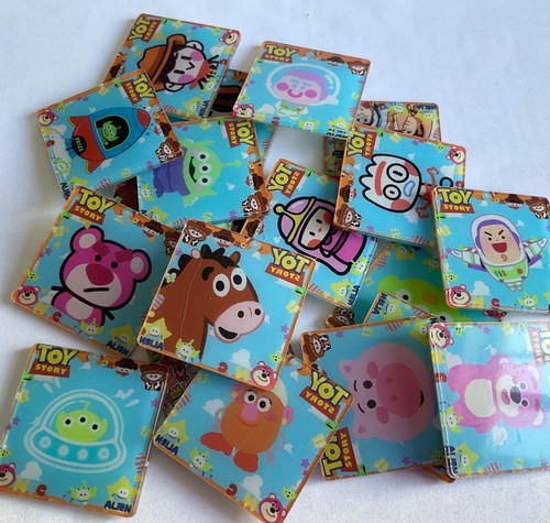 Lot of 20 Toy Story Acrylic Double Sided Flatback Charms For crafts