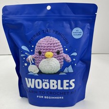Woobles Pierre the Penguin Learn to Crochet Kit Purple