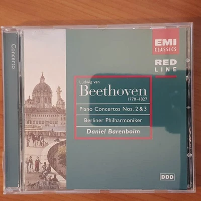 DANIEL BARENBOIM beethoven piano concertos 2 & 3 NM/EX (CD Album, Klassik) - Bild 1 von 4