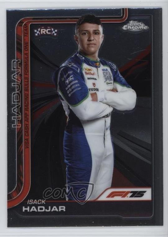 2025 Topps Chrome Formula 1 F1 Drivers Isack Hadjar #12 4d5