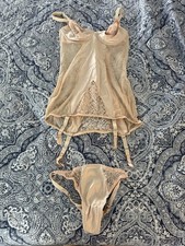 Victoria s Secret Mid 1990s Corset And Matching Garter Set Size 36b