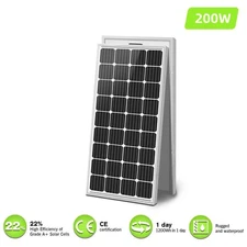 200W 12V Solar Panel 9BB Monocrystalline Solar Module Solar Panels for Home Roof