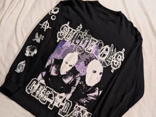 Suicide Boys Grey Day G59 Shirt Long Sleeve Rap Tour Band Graphic Black Men's M