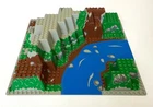 LEGO CANYON MOUNTAIN RIVER 32 X 32 BASEPLATE #6024PX5  EXCELLENT USED CONDITION