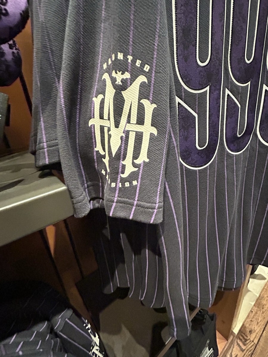 Disney Parks Haunted Mansion Baseball Jersey Adult XL NWT - 999