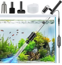 36W Fish Tank Vacuum Gravel Cleaner Electric: Aquarium Vacuum Gravel Cleaner