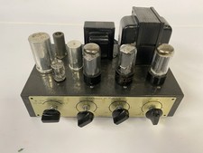 Vintage 1950s Grommes Hi Fidelity LJ-6 6V6 Tube Amplifier - SHOWN WORKING READ 