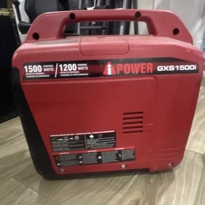 A-iPower GXS1500i Inverter Portable Generator 1500W Gasoline CO Sensor Red