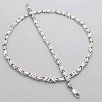 925 Silber Schmuckset Set Halskette Collier Armband 44 cm, 21 cm, 28 g