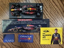 Max Verstappen Oracle Red Bull Racing RB20 1:43 F1 Diecast #1 Great Britain GP