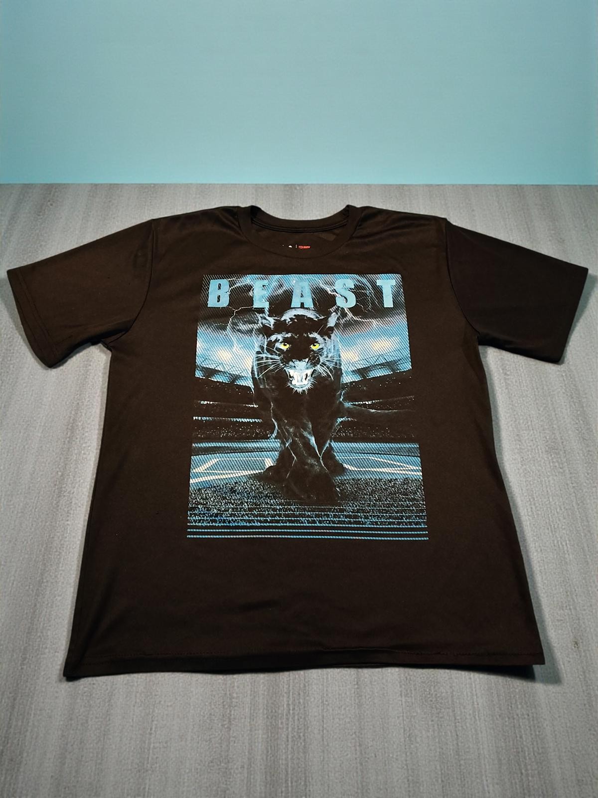 FILA Beast Tee Boys' Graphic T-Shirt Black Size XL image 2