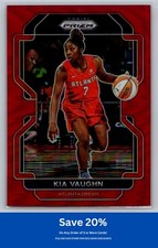 Kia Vaughn 2022 Panini Prizm WNBA #98 Red #/199 Atlanta Dream CB4