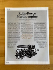 2011 Article Rolls-royce Merlin Engine 1030 Hp V12 In The Skies Of World War Ii 2011 Article Rolls-royce Merlin Engine 1030 Hp V12 In The Skies Of World War Ii
