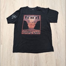 Vintage TOOL 10000 Days Band T Shirt Black Size M L Concert Tee Double Sided