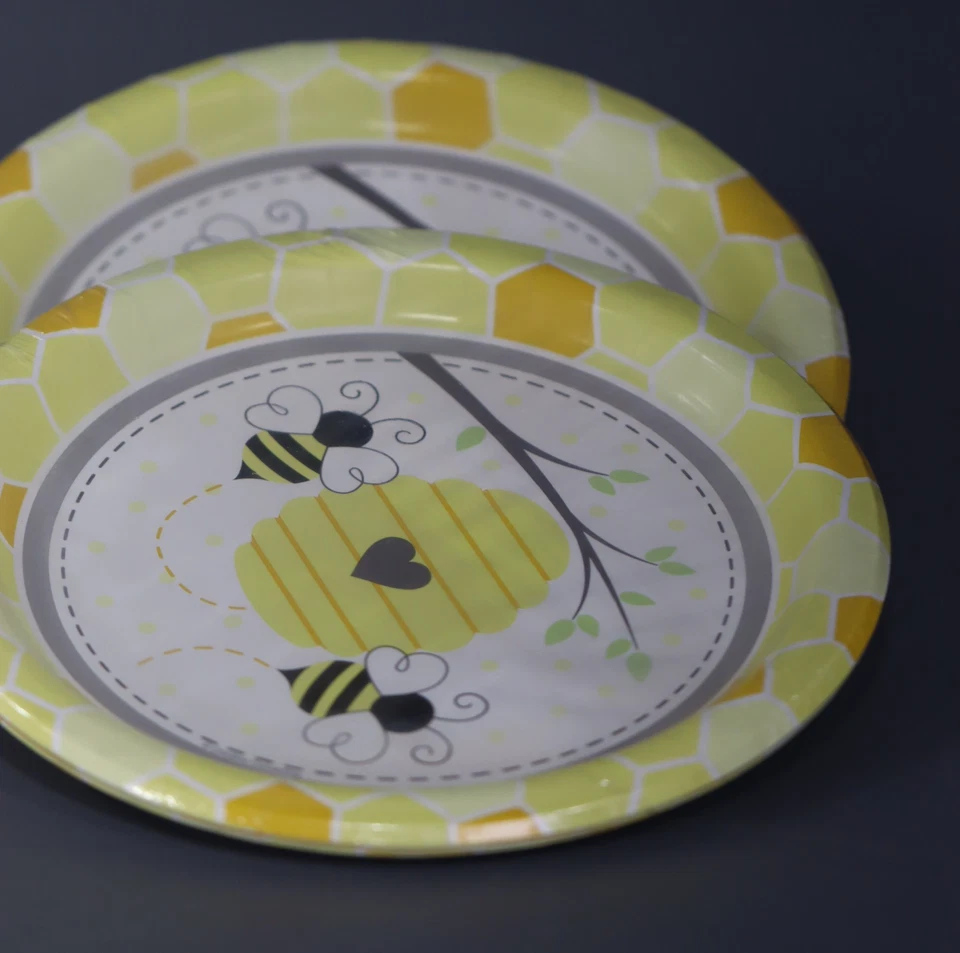 Creative Converting Bumblebee Baby Paper Plates, 8 ct (PACK OF 3) - Image 3 of 4