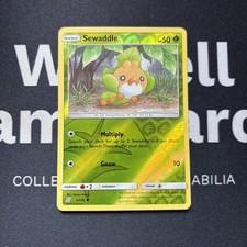 Pokemon - Sewaddle 6/236 -  Unified Minds - Reverse Holo - Near Mint
