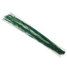 100 Pcs Green Floral Wire Flower Wires for Arranging Thin Artificial Stem