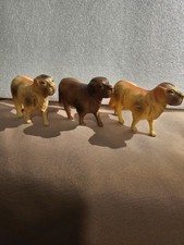 3 Vintage Celluloid Dogs St. Bernard, Labrador
