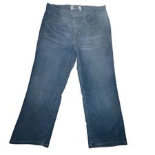 Signature Levi Strauss High Ankle Crop Jeans Embroidered Back Pockets Retro 6