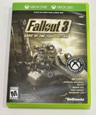 Bethesda Fallout 3 Game of the Year Edition Greatest Hits Xbox 360/Xbox One