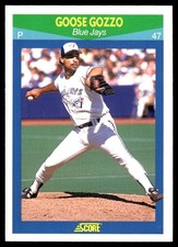 Goose Gozzo 1990 Score 100 Rising Stars #48 Blue Jays MLB READ FREE SHIPPING