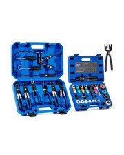 35pc Fuel Line Disconnect Hose Clamp Pliers Set - w/ A/C Disconnect,Clic R Jaw