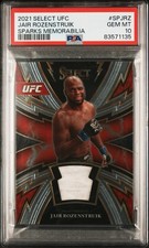 2021 Select UFC Heavy Jair Rozenstruik Fighter worn Patch /149 PSA 10 POP 1