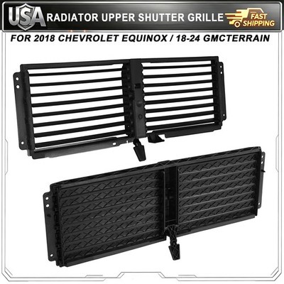 For 2018-2024 Chevrolet Equinox GMC Terrain Radiator Upper Shutter Grille