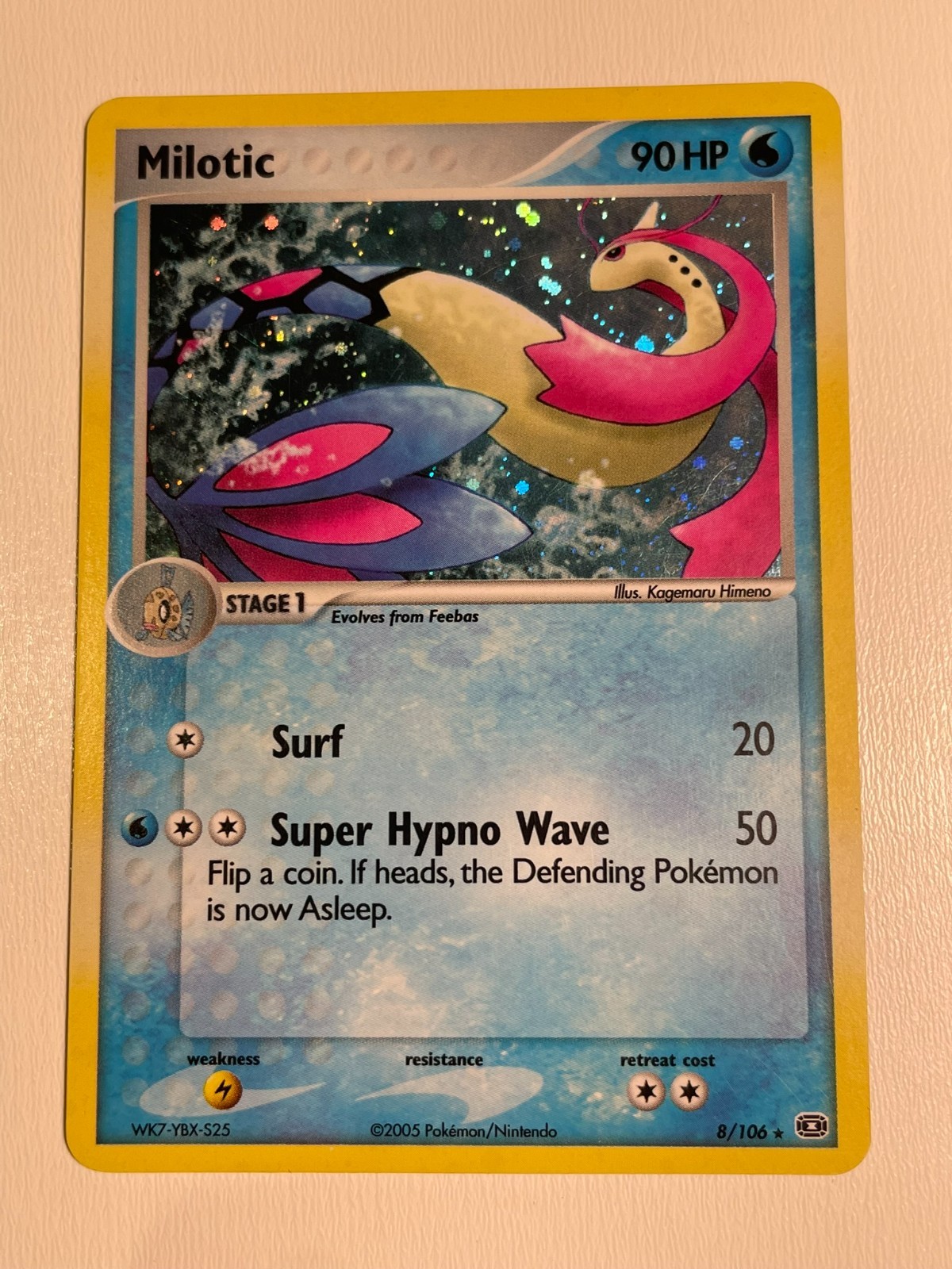 Milotic 2005 EX: Emerald #008/106 Holo Price Guide - Sports Card