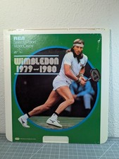 Wimbledon 1979 and 1980 RCA Selectavision CED Tennis Ultra Rare Videodisc
