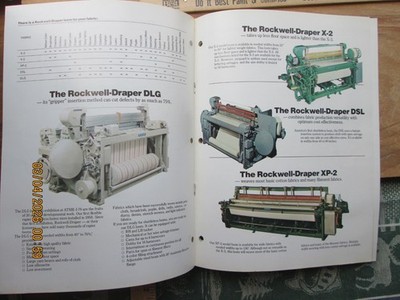 Rockwell-Draper Looms Rockwell International brochure